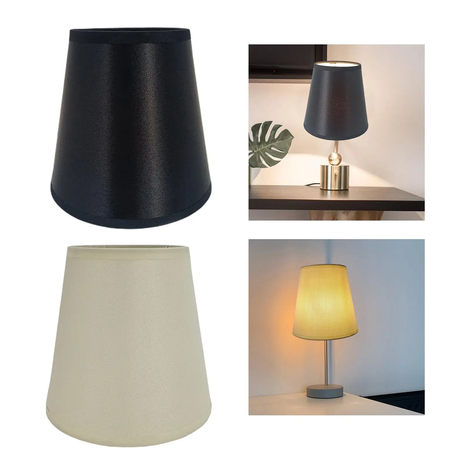 Simple Fabric Lampshade for Floor Light Drum Lamp Shade for Home Bedroom Cafe Decoration