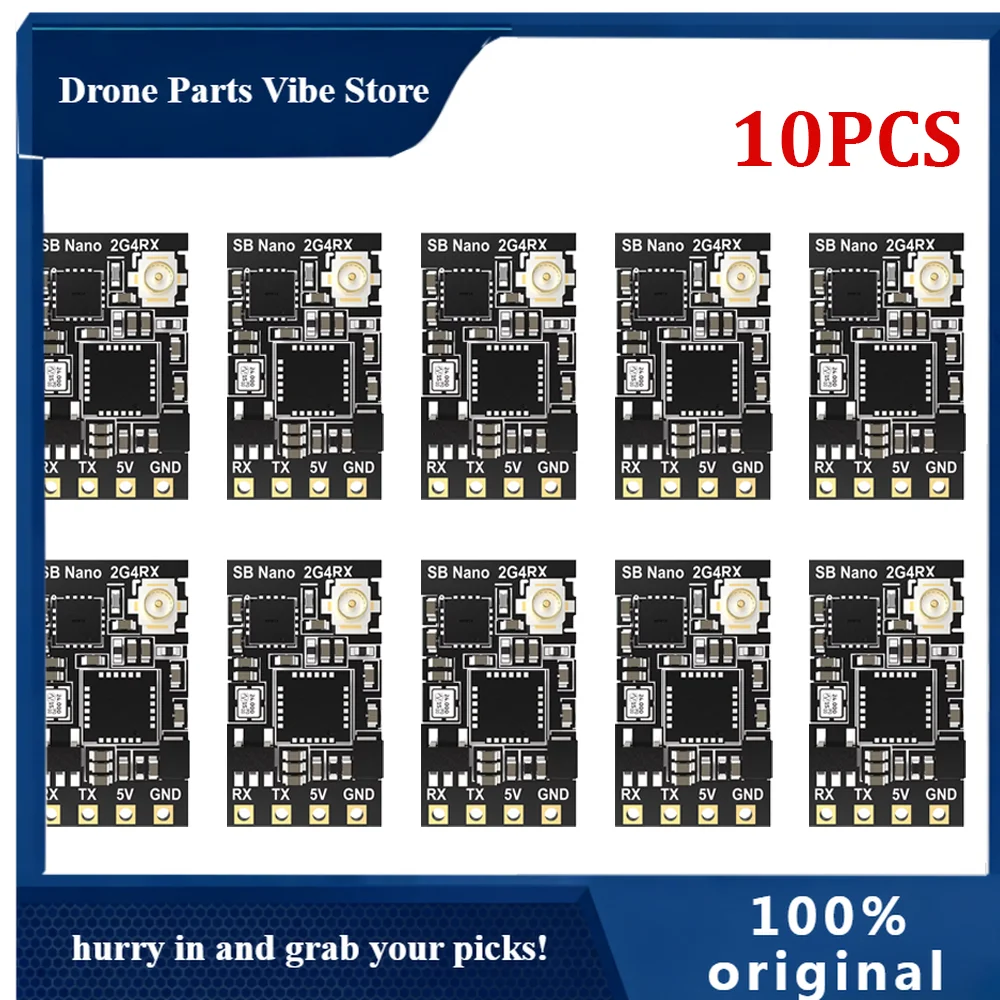 Fy10PCS SpeedyBee Nano 2.4G ExpressLRS ELRS Receiver for FPV Freestyle Long Range Drones DIY Parts