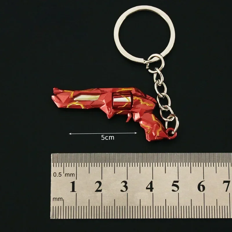 5cm New Valorant Game Peripheral Metal Model Weapons and Props Back Packaging Decoration Pendant Keychain Kids Birthday Gift Toy