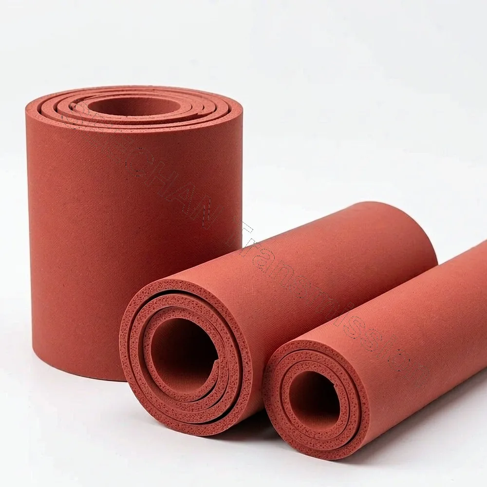 Red Silicone Foam Mat Heat Pressing Mat Laminating Machine Soft Sponge Foam Pads High Temperature Resistant Plate