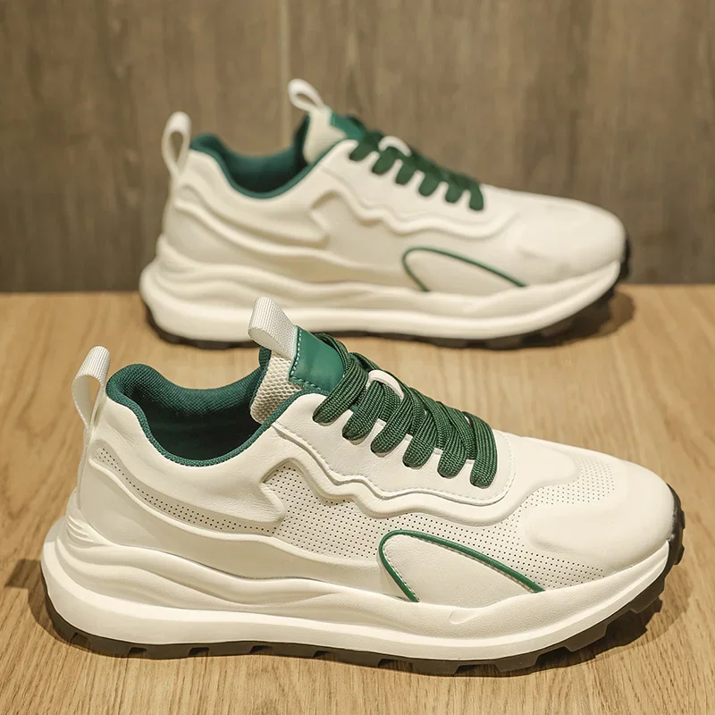 

DY 2025 new four seasons classic retro men's shoes fashion casual shoes all match small white shoes