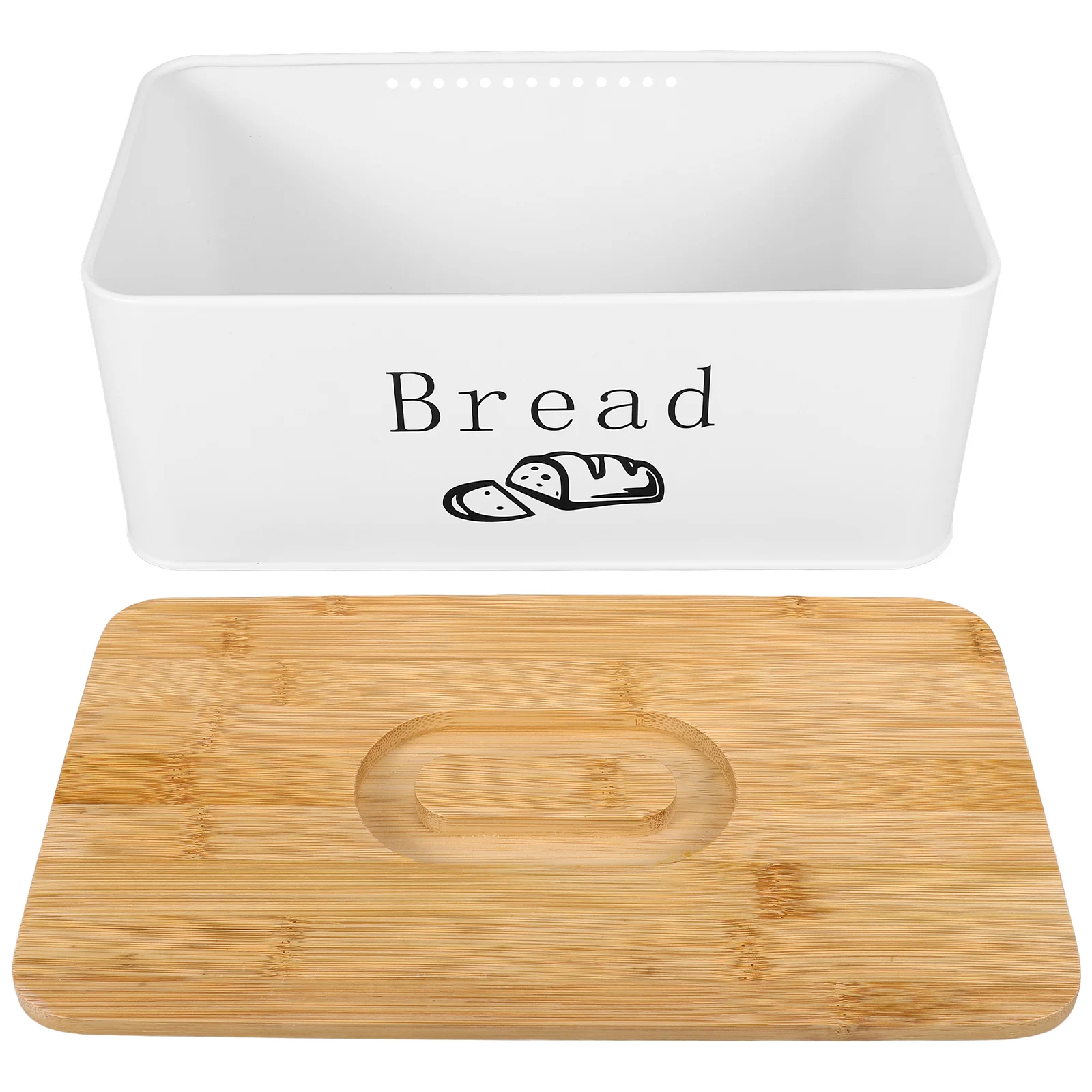 

Bread Storage Box Container for Homemade Case Holder Organizer Countertop Saver Desktop Bin Loaf