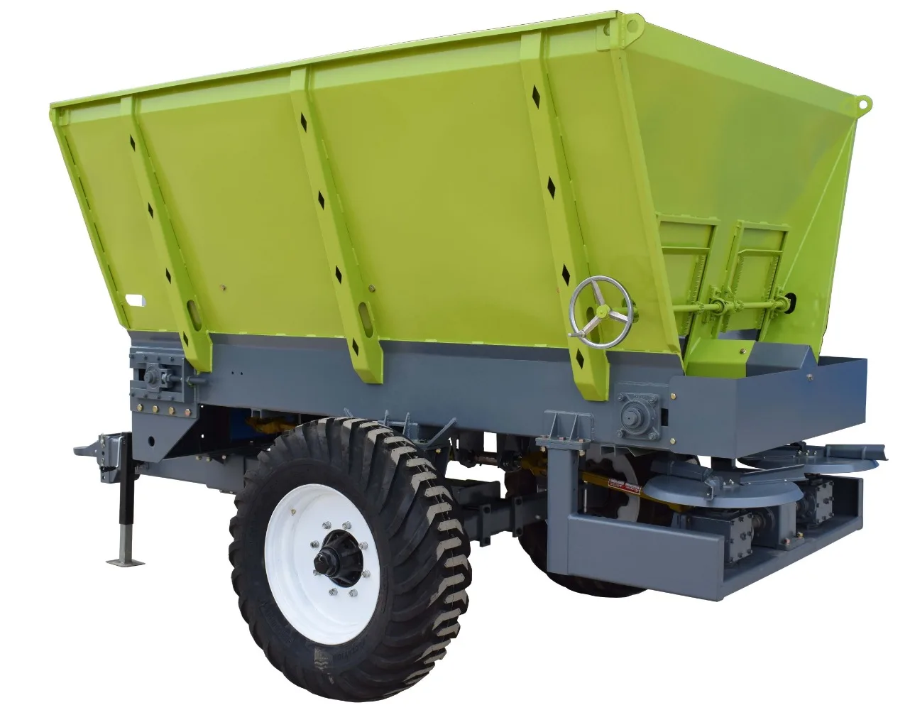 EXW Price- 8ton Tractor Trailed Barnyard Manure Spreader and Distributor