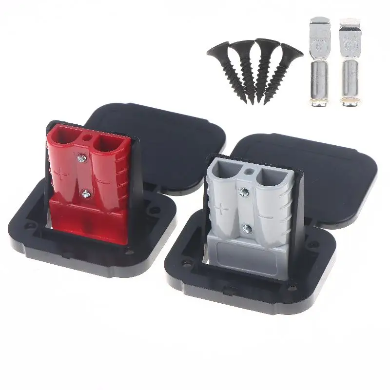 Hot Sale 1 Set 600V Quick Plug Car Battery Power Connectors 50A Battery Charging Connector Kit Forklift Wire Cable Connector