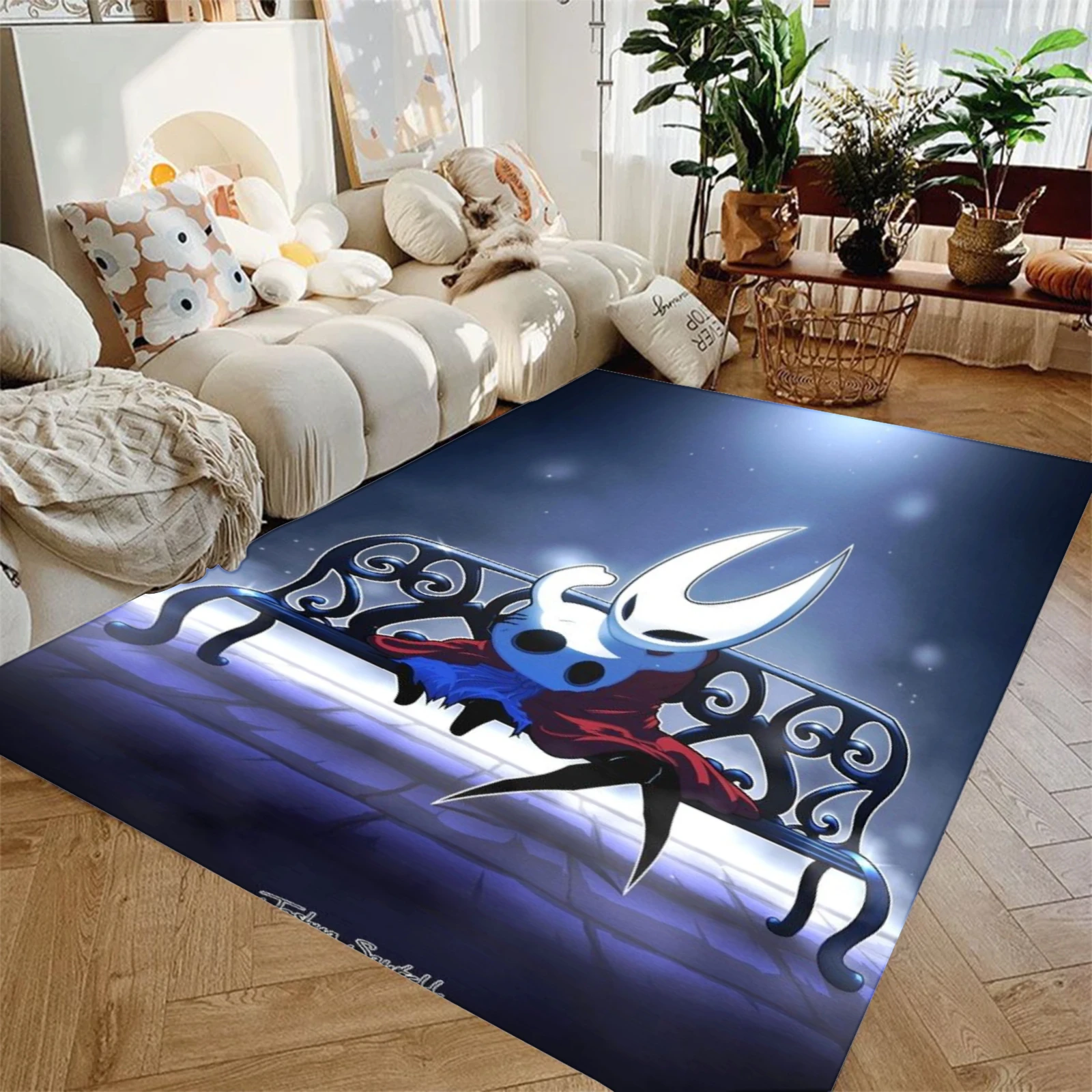 Hollow Knight carpet Hot Video Game 3d Art Print Non-slip and Water-absorbent for Living Room bathroom rug yard mat Home Decor
