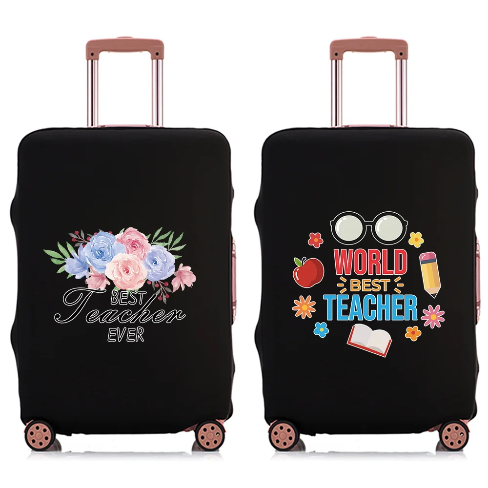 

Новые чехлы для багажа, защитный чехол для багажа, чехол на тележке с узором учителя, портативный, для путешествий, на открытом воздухе, для отдыха, 18-32 дюйма