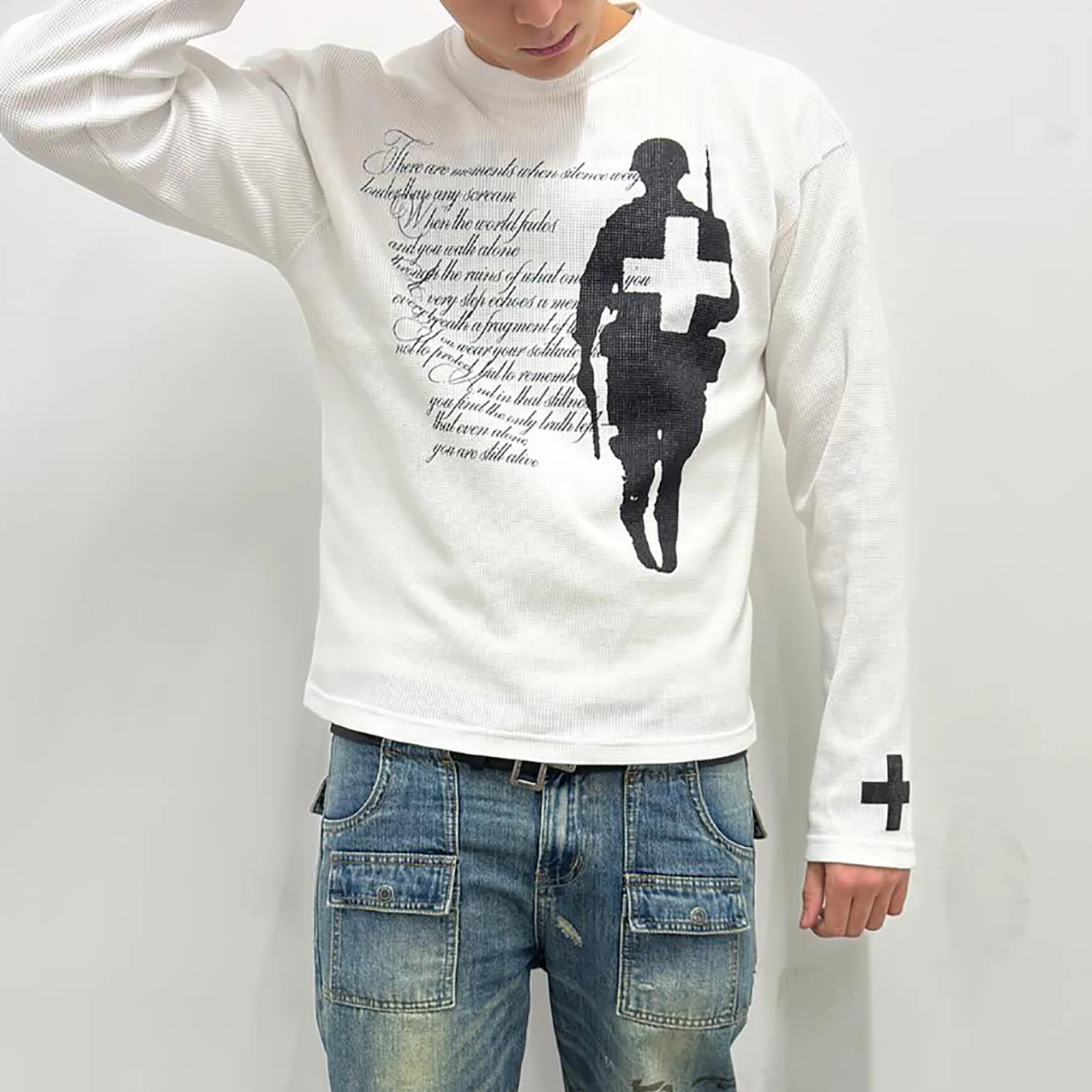 แฟชั่นฤดูใบไม้ร่วงและฤดูหนาว เ - Men'S Fashion T Shirts บทวิจารณ์และราคา