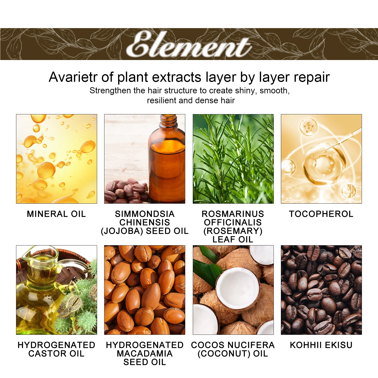 60 مللي زيت إكليل الجبل لنمو الشعر أكثر سمكًا وأقوى تقليل الكسر علاج فروة الرأس مغذي للعناية بالشعر لجميع أنواع الشعر #3