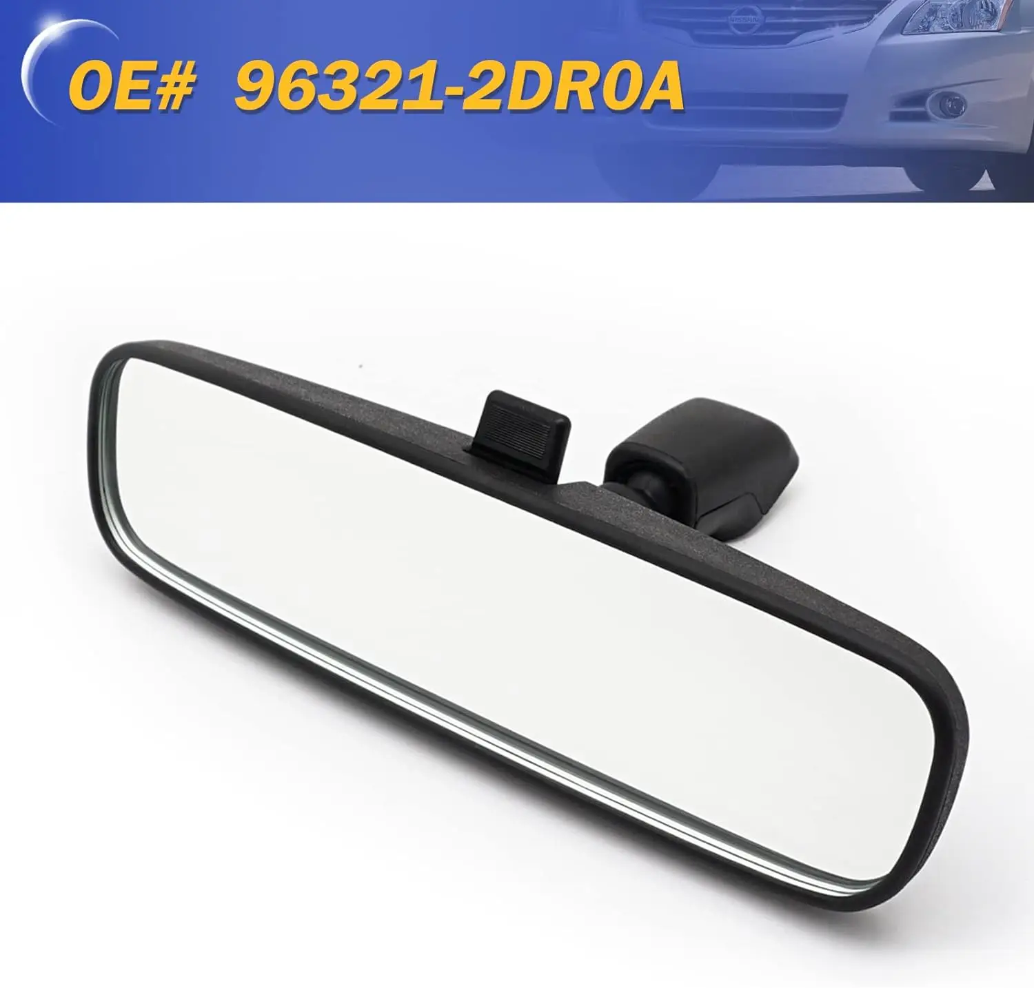 96321-2DR0A Interior Rear View Mirror Assembly for Nissan Rogue Altima NV1500 NV2500 Frontier Tiida Sentra Titan Fairlady 350Z