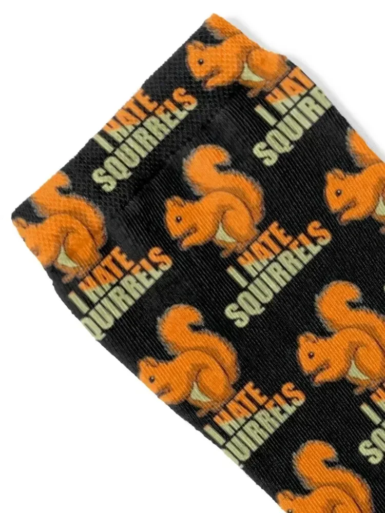 Annoying Garden I Hate Squirrels Funny Gift Socks hip hop Soccer New year's professional running Socks Ladies Men's