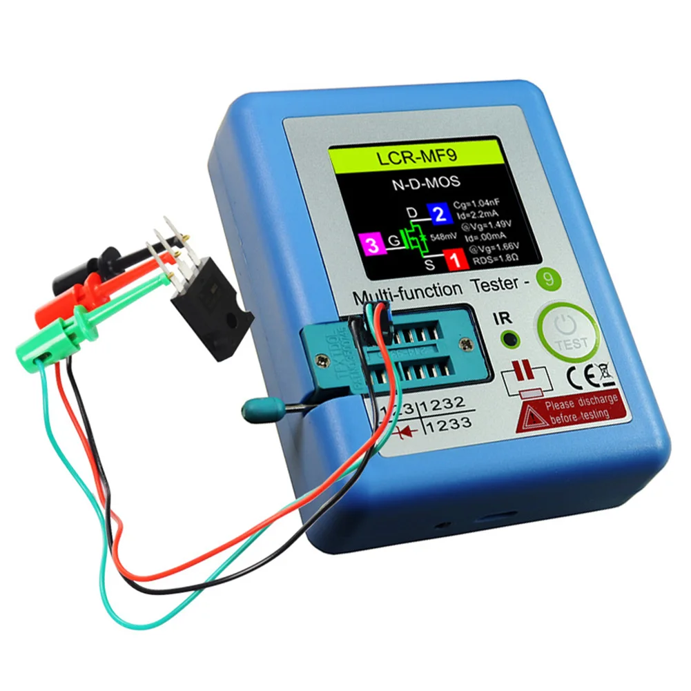 Component Tester Multimeter For DIY Projects Automatic Component Detection Calibration Needle Included Fast Testing Speed