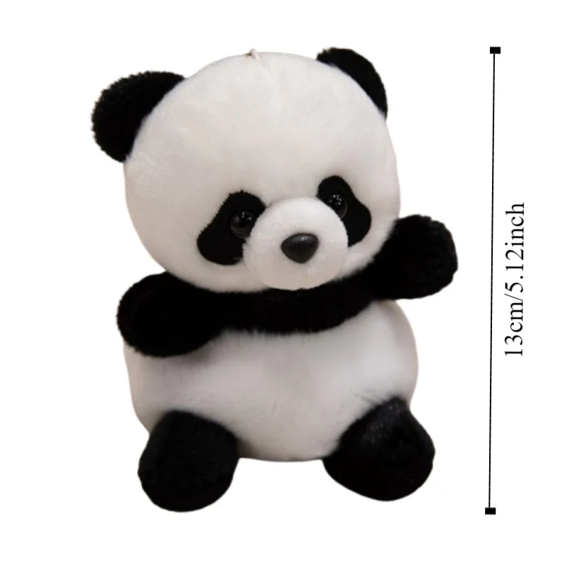 Car Key Pendant Cute Pet Series Mini Panda Keychain Stuffed Animals Bag Pendant Turtle Pendant Otter 13cm Horse Keyring view 6