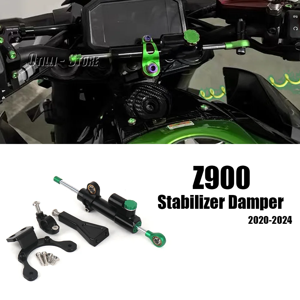 

For Kawasaki Z 900 Steering Stabilizer Damper and Bracket Kit Mount Support For Kawasaki Z 900 Motorcycle Accessories 2020-2024