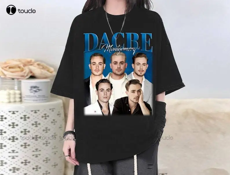 

Футболка Dacre Montgomery в ретро стиле, футболка Dacre унисекс для фанатов Dacre, футболка Montgomery, Винтажная футболка для нового фильма, футболка в ретро стиле