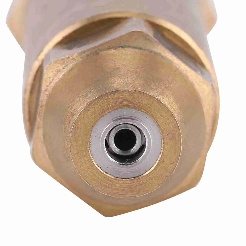 Brass Fuel Burner Nozzle Air Atomizing Threaded Inlet Two Fluid Atomizing Nozzle Siphon Spray Nozzle