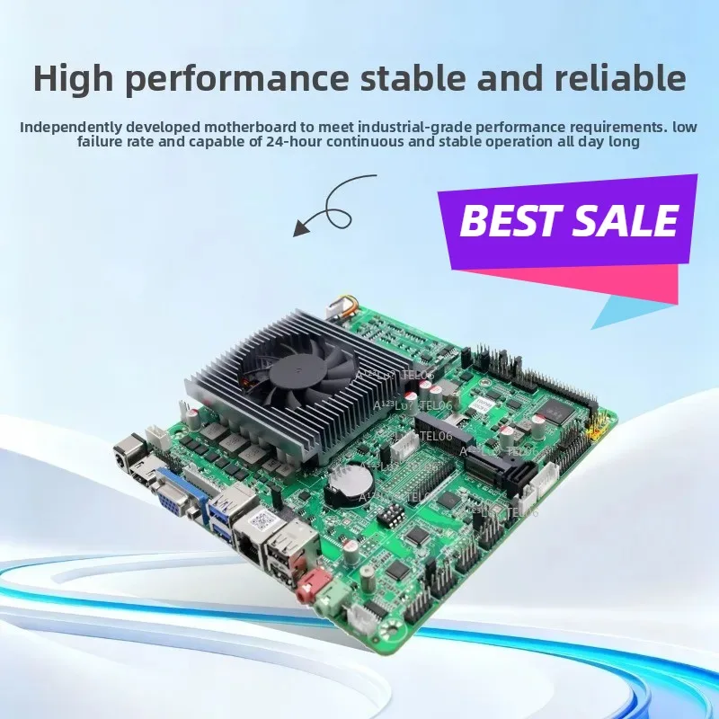 AX68U Single LAN Port x86 ITX Motherboard Core i5 i7 6th 7th DDR4 6COM 10USB מתלה לדגל