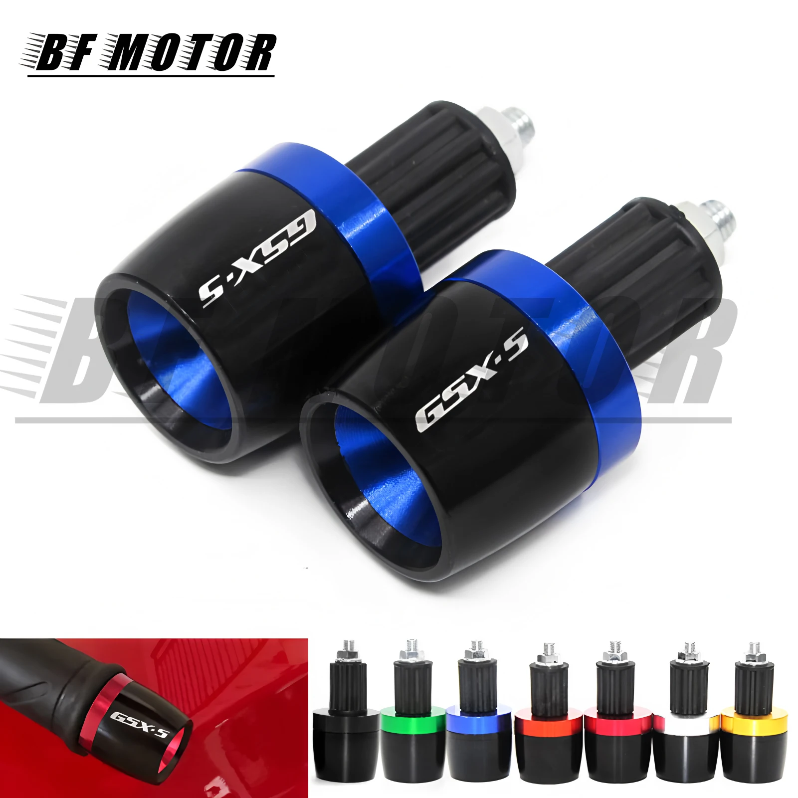 Apertos para guidão de motocicleta, tampa da barra, plugue final para GSX-S gsxs 125 150 750 1000/f/abs GSX-S125 GSX-S750 GSX-S1000