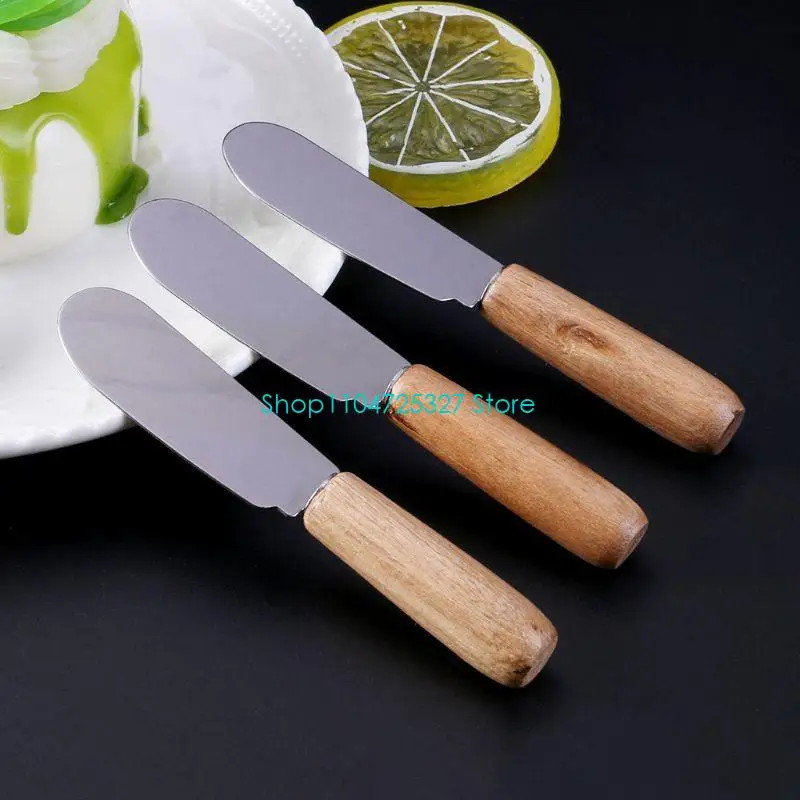 D8KF Mini Sandwich Sandwich Butter Cheese Slicer Knife Stainless Steel Spatula Kitche