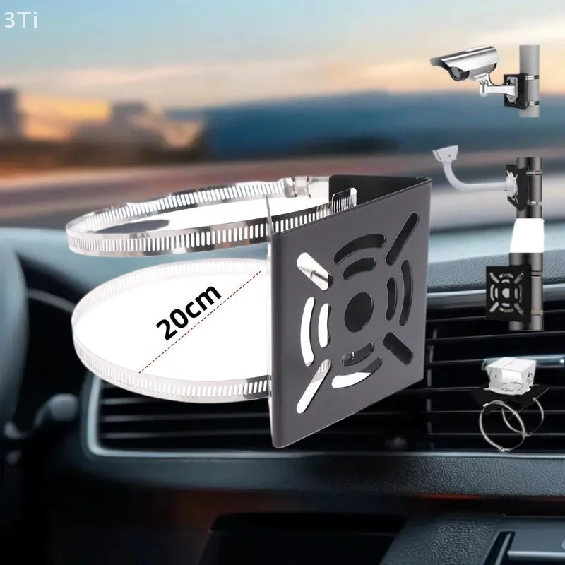 Soporte de poste de unión universal versátil para soporte trasero de videocámara y soporte de farola.