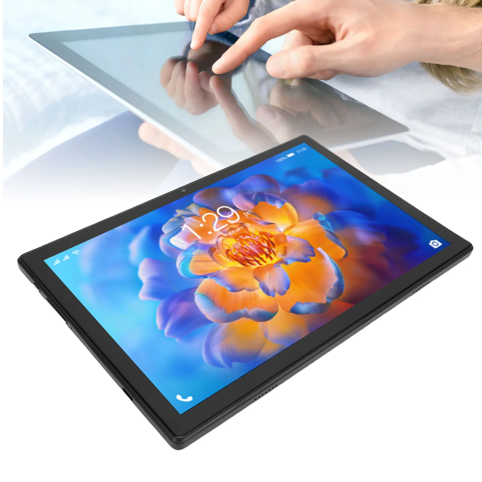 

Планшет для системы Android 14, 10,1-дюймовый HD-экран, планшет, 8 МП, 13 МП, двойная камера, длительный срок службы батареи, Wi-Fi 6, Bluetooth 5,0, 12 ГБ ОЗУ 512