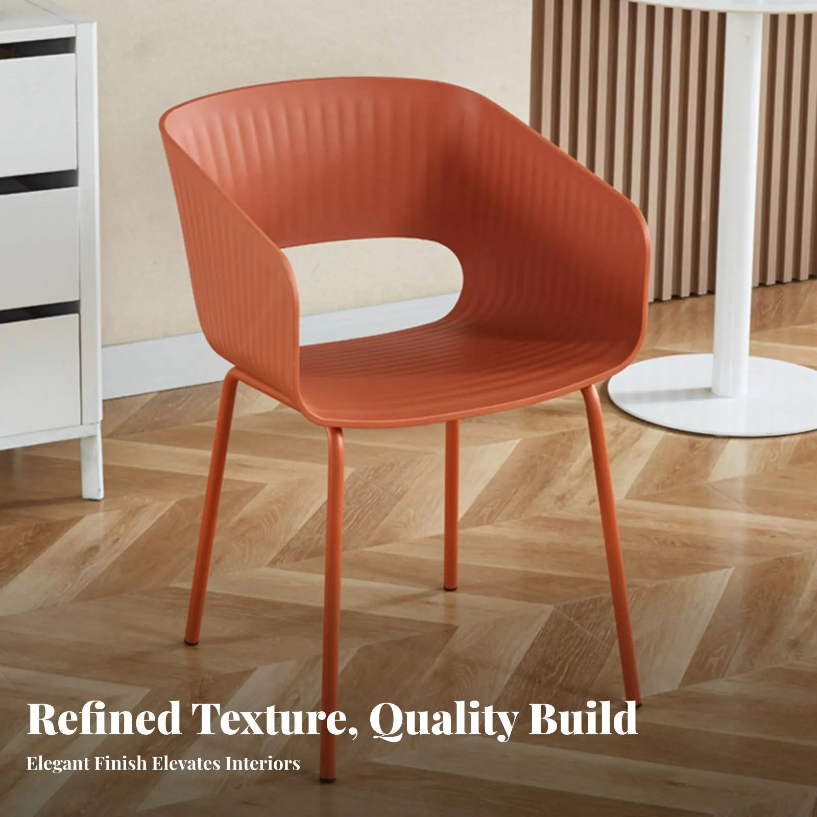 Modern Side Chair Nordic Design Shell rear Side Chair Creative & design sturdy Construction for Homeowners, Interior Designers