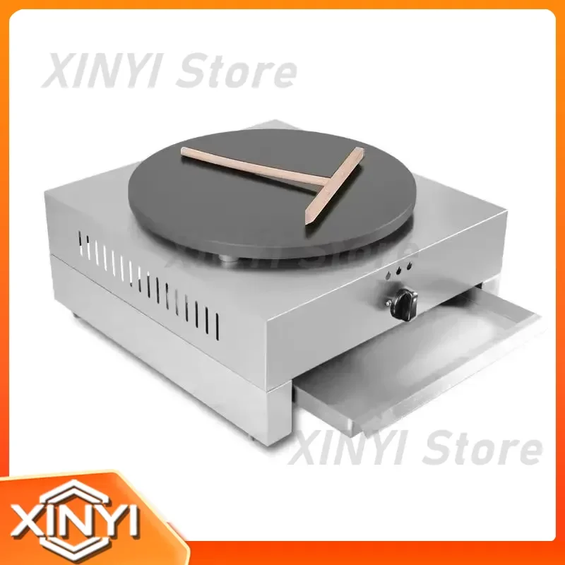 for Gas Crepe Machine Commercial Pancake Maker Stainless Steel Multigrain Pancake Crepes Dessert Street Food Business