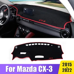 For Mazda CX-3 CX3 CX 3 2015 2016 2017 2018 2019 2020 2021 2022 2023 Car Dashboard Sun Shade Cover Non-slip Mats Accessories