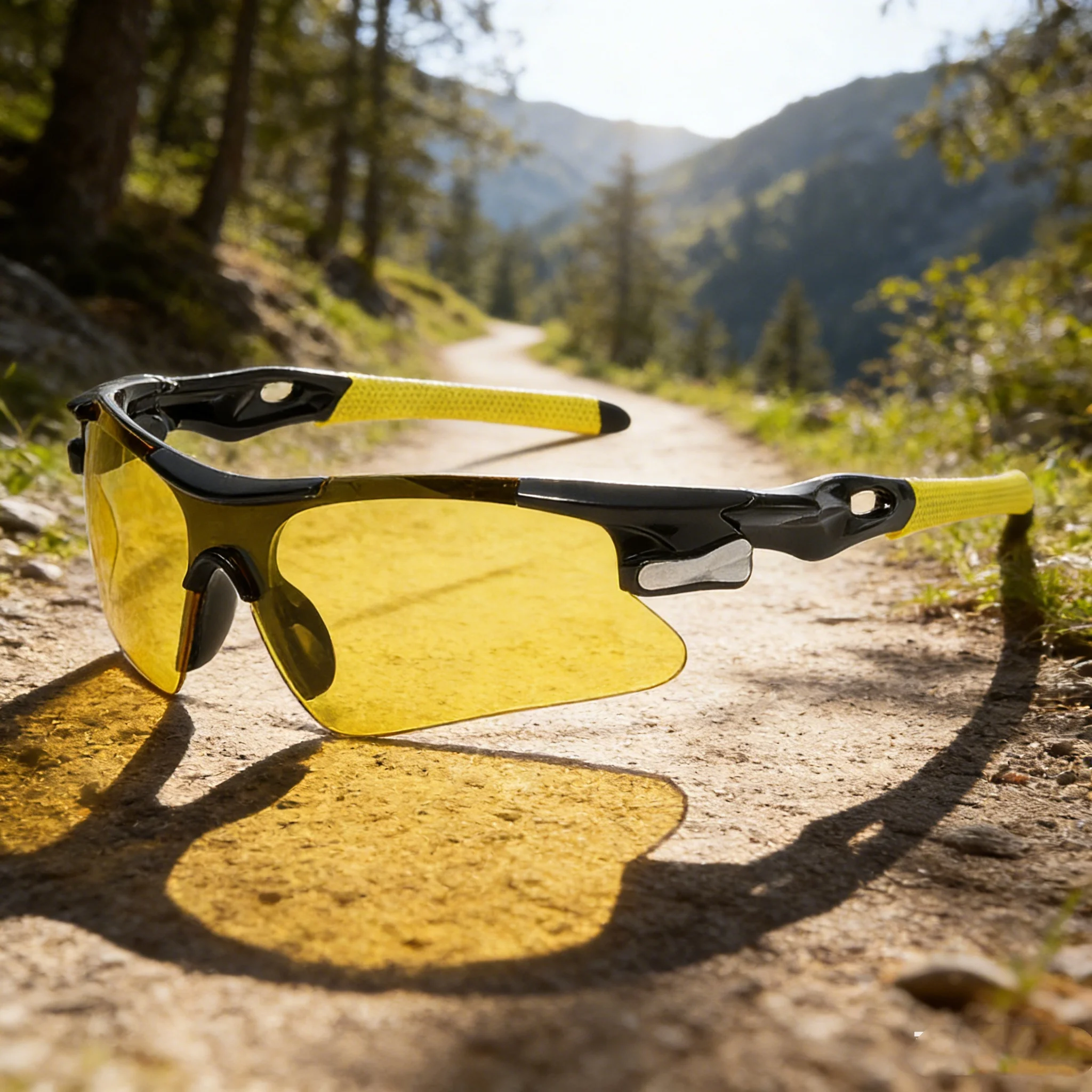 Lightweight Half Frame Sport  Sunglasses Men Women Windproof Bike Glasses Color Coating Lens For Cycling Fishing Golf