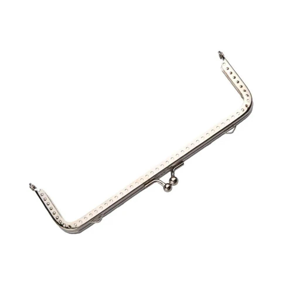 

Silver Metal Craft Sewing Wallet Accessories DIY Closure Clutch Kiss Clasp Purse Frame Purse Clasp