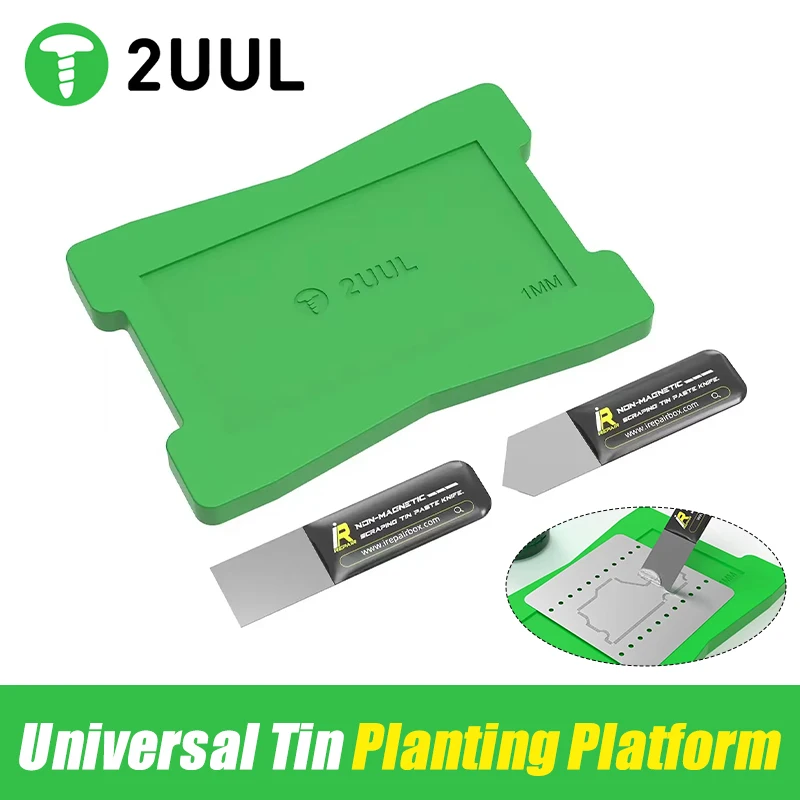 

2UUL BH11 Универсальная платформа для реболлинга Tin Implant BGA, магнитное адсорбционное приспособление для ремонта процессора мобильного телефона и микросхем IC