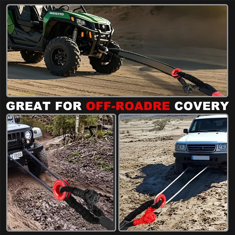

Snatch Block Pulley, Aluminum Alloy Winch Recovery Wheel for Off Road 4x4 Truck SUV Towing