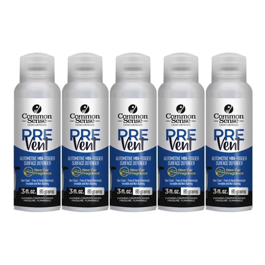 منعش هواء مزيل الروائح الكريهة للسيارة من سمارت، بخاخ طويل الأمد للتحكم في الرائحة للمركبات، عطر سيارة جديد، 3 فلوريدا. أوز 5 عبوات