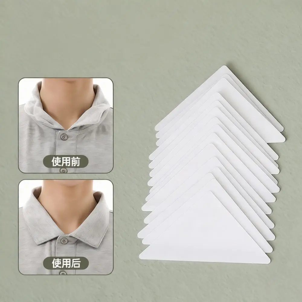 Transparent Adhesive Shirt Collar Stays Non Slip Invisible Shape Holder For Daily Business Formal Dress Shirt Wear