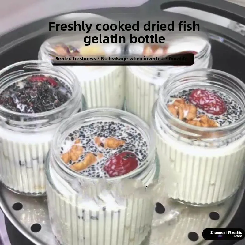 

Стеклянные герметичные контейнеры для пищевых продуктов: для супов, рыбьего коллагена, персикового коллагена, молока, а также для хранения свежеприготовленных блюд и пищевых добавок (например, ласточкиных гнезд)