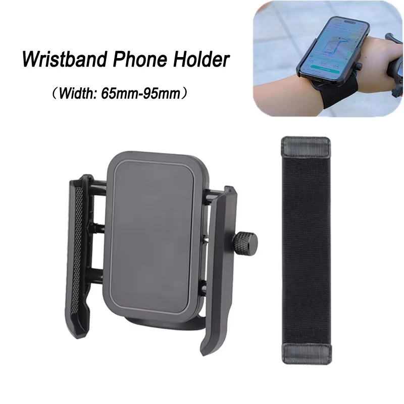 Multi-function Phone Holder for Car 360 Rotation Wristband Mobile Support Universal Phone Stand For Sports Cycling Motorcycle