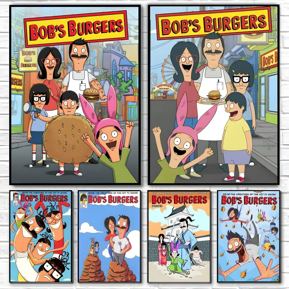 TV Series Bob's Burgers Poster Poster High Quality Wall Art for Home Office Bedroom Living Room Perfect