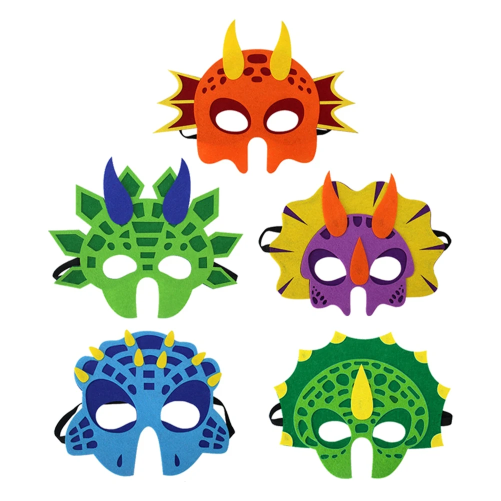 

Mask Dinosaur Child Dinosaur Mask Kids Cosplay Mask Felt Dinosaur Mask