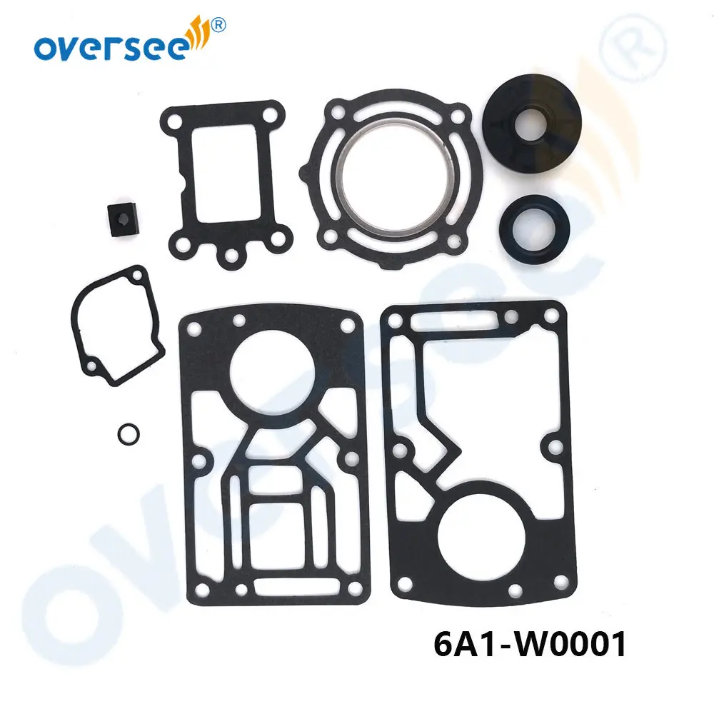 6A1-W0001 Power Head Gasket Kit For Yamaha Outboard Parts 2T 2A 2HP 6A1-W0001-00 6A1-W0001-00-R8