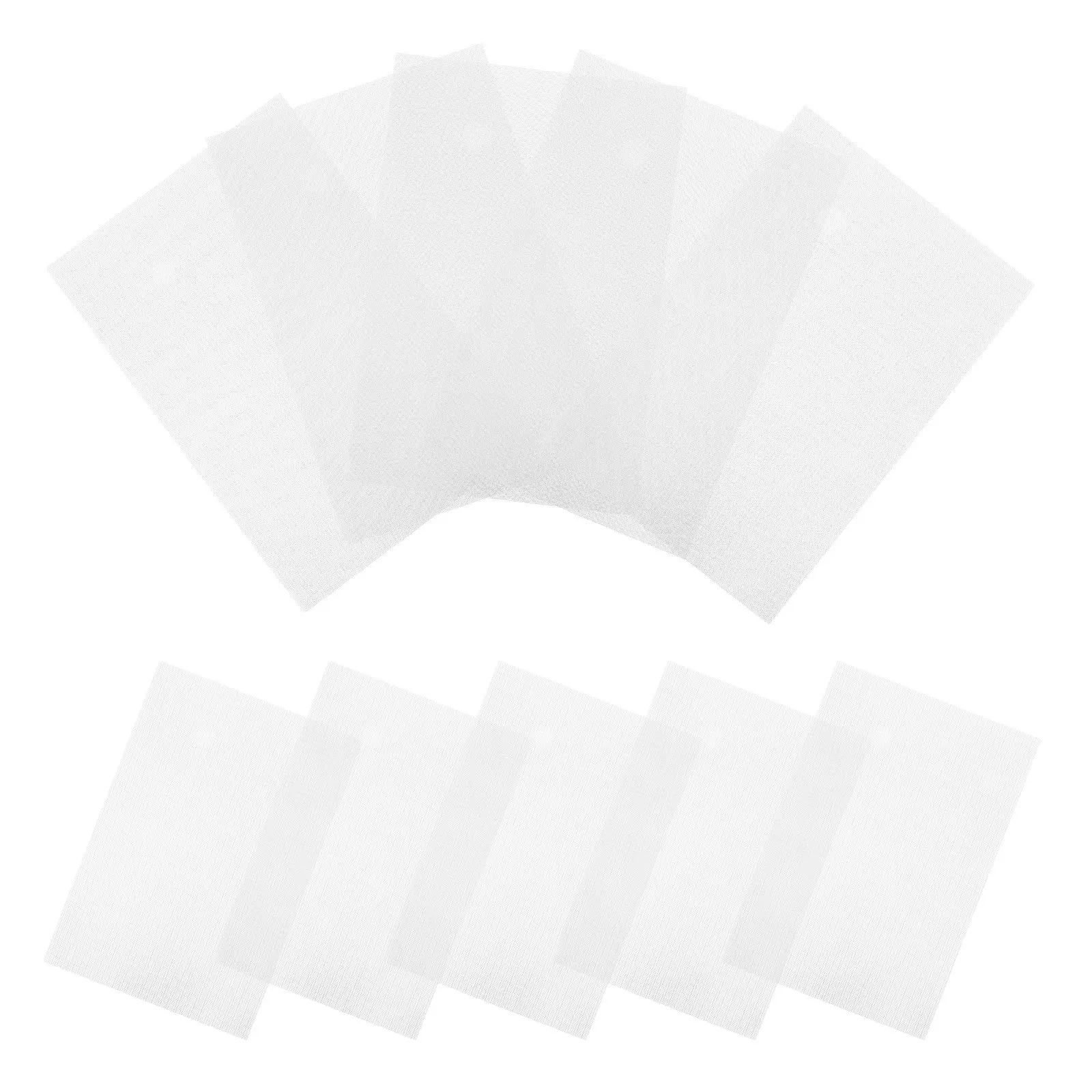 

10 Sheets PVC Eye Mesh Sheet Waterproof Fade Resistant for Costume Roleplay Mask Making Supplies DIY Craft Printable Surface