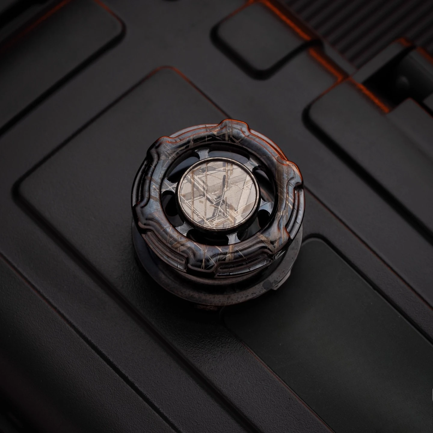 مجموعة من ملحقات تعديل قفل Fidget Spinner Lock ذات النجمة السداسية EDC لعبة تخفيف التوتر لسطح المكتب