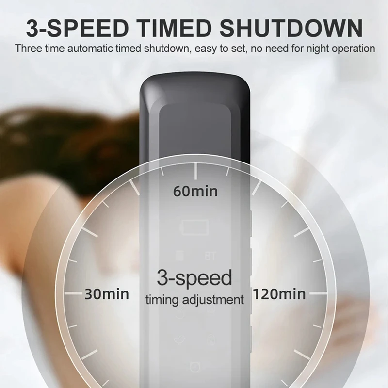 Under Pillow Speaker Bluetooth Mini Bone Conduction Sound Box Wireless Soundbar Improve Sleep White Noise Speaker