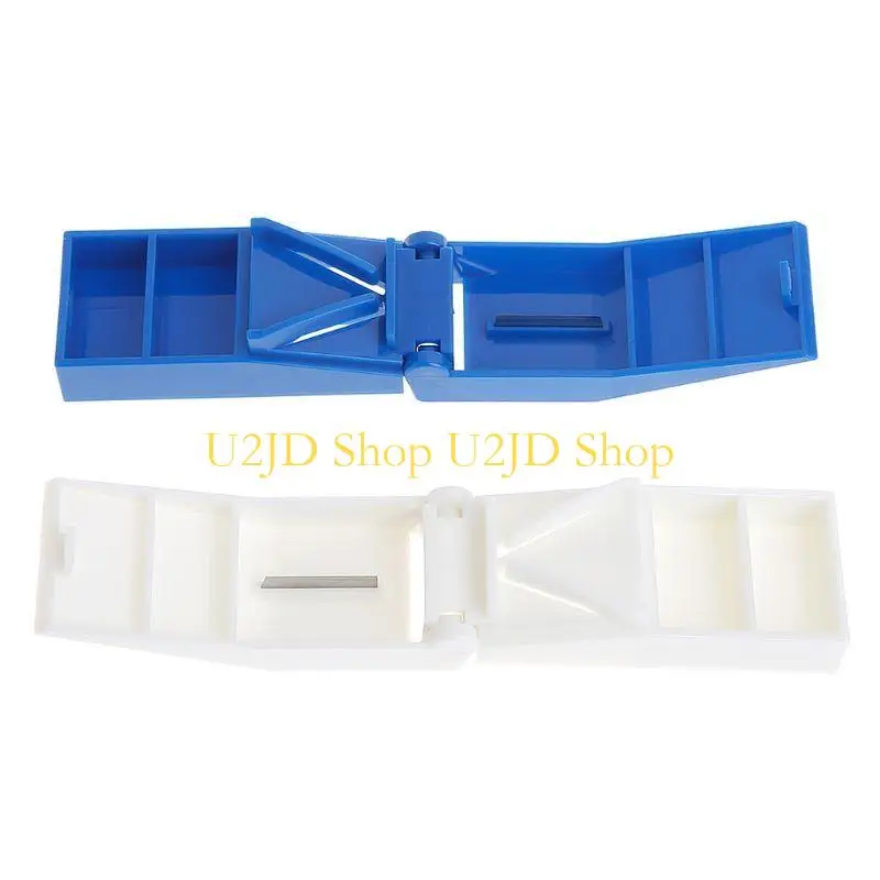 

U2JD Новый отсек для хранения таблеток, чехол для лекарств, держатель для таблеток, резак Spli