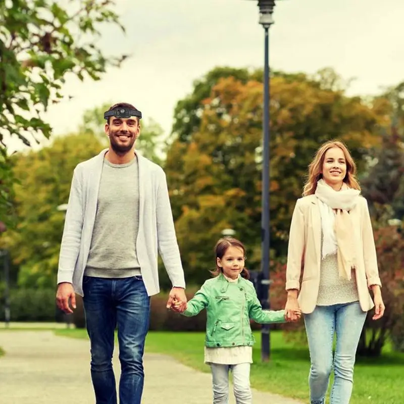 Faro LED con Sensor de movimiento IPX4, luces frontales recargables brillantes impermeables para cabeza, linterna, 5 modos para exteriores