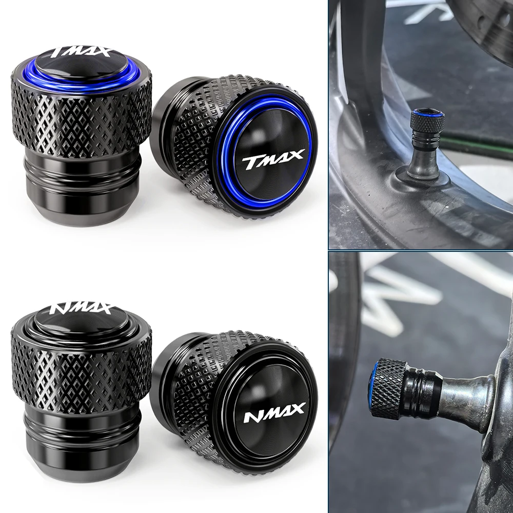 

For YAMAHA NMAX 155 125 nmax TMAX500 TMAX560 TMAX530 SX DX tmax 500 530 560 Motorcycle Aluminum Tire Valve caps Plug Accessories