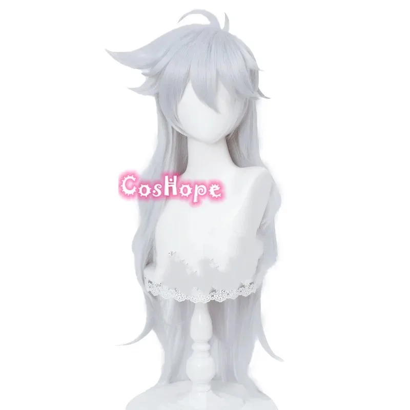 

Парик для косплея Razor, 100 см, колючие вьющиеся волосы, серебристо-серый парик, аниме, парики для косплея, термостойкий синтетический парик