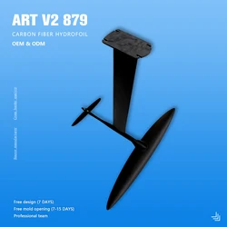 Hot Selling ART Series-V2 879 Advanced Carbon Fiber Hydrofoil 790sqcm Ultra Light Super Fast Stable Surfing Tool Accessory