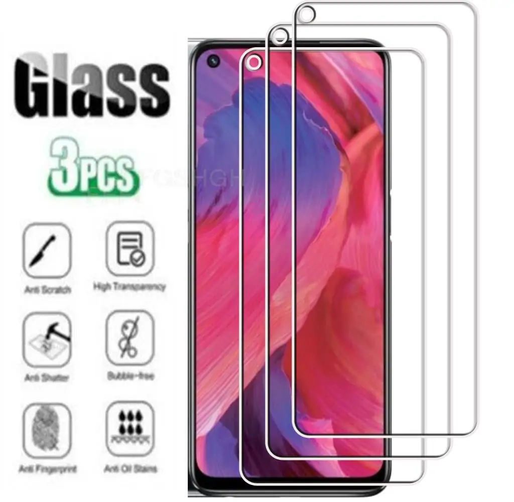 HD Protective Tempered Glass  For OPPO A54 5G A74 5G Global CPH2195 CPH2197, CPH2263 Screen Protector Protection Cover Film