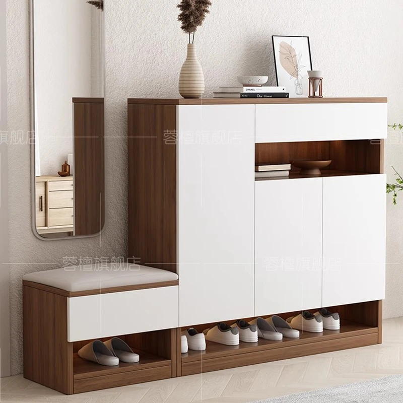 

Wooden Shoe Rack Living Room Cabinets Modern Storage Shoe Cabinet Luxury Sunglasses Woman Muebles Para El Hogar Furniture