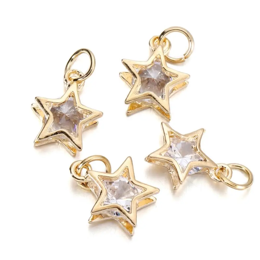 10 Teile/los Stern Herz Runde Charms Vielseitig Metall Legierung Handmake DIY Halskette Armband
