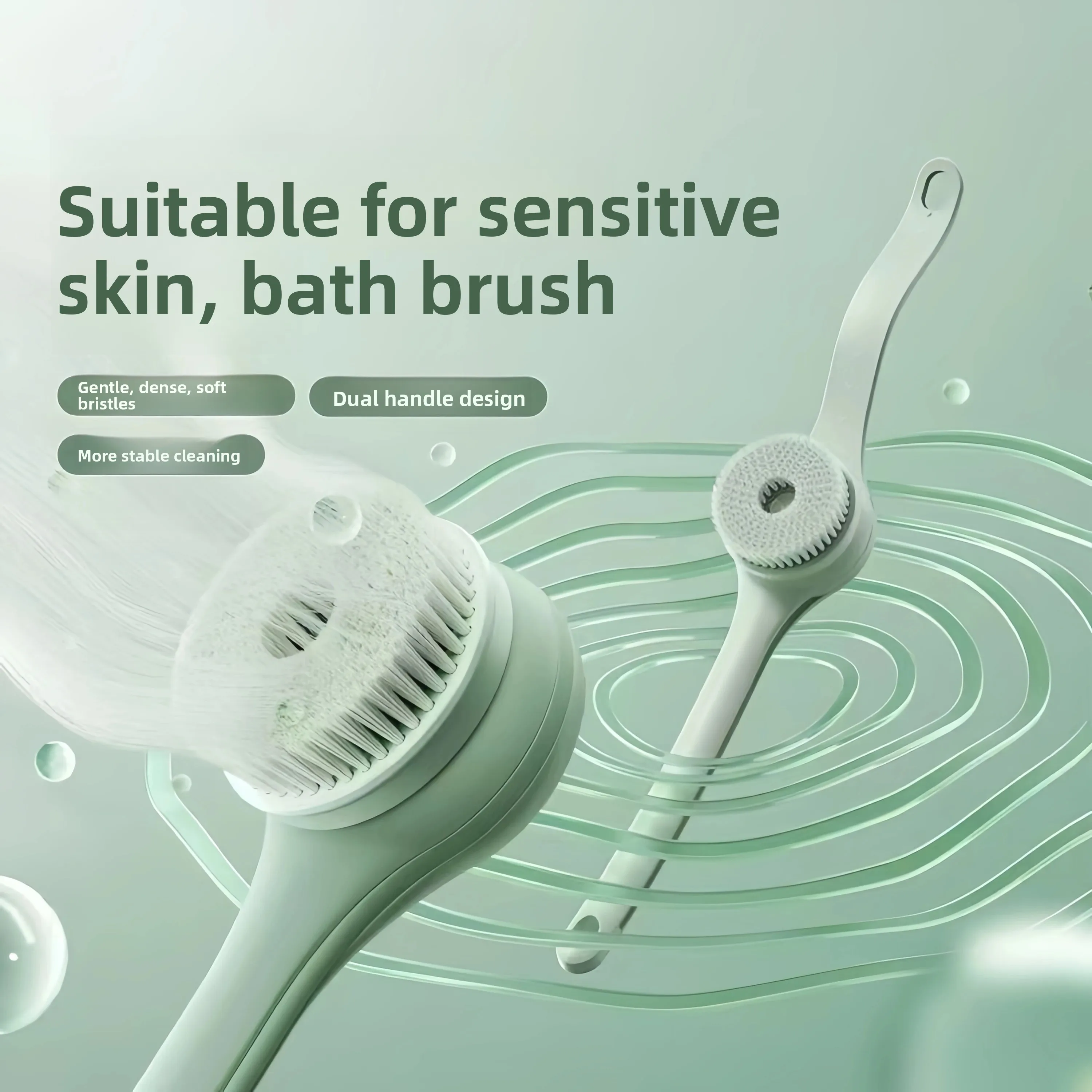 bath-brush-double-handle-rotating-multi-function-waterproof-back-scrubbing-tool-bathing-cloth-personal-hygiene-tool
